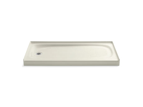 Salient® 60" x 30" alcove shower base, left drain