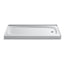 Salient® 60" x 30" alcove shower base, right drain
