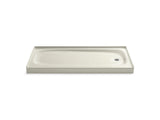 Salient® 60" x 30" alcove shower base, right drain