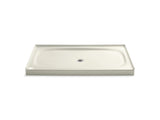Salient® 60" x 36" alcove shower base, center drain