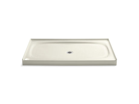 Salient® 60" x 36" alcove shower base, center drain
