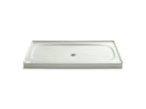 Salient® 60" x 36" alcove shower base, center drain