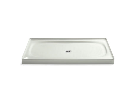 Salient® 60" x 36" alcove shower base, center drain