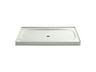 Salient® 60" x 36" alcove shower base, center drain