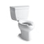 Wellworth® Classic Two-piece elongated toilet, 1.0 gpf