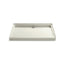 Groove® 48" x 36" alcove shower base, rear center drain