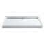 Groove® 60" x 36" alcove shower base, center drain