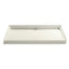 Groove® 60" x 36" alcove shower base, center drain
