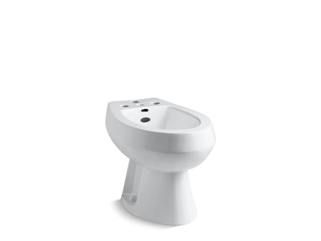San Tropez® Vertical spray bidet with 4 faucet holes