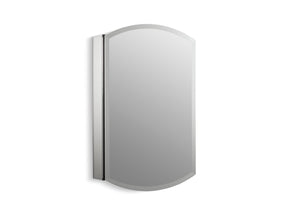 Archer® 20" W x 31" H aluminum single-door medicine cabinet, beveled edges