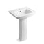 Archer® 24" rectangular pedestal bathroom sink