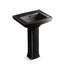Archer® 24" rectangular pedestal bathroom sink