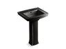 Archer® 24" rectangular pedestal bathroom sink