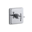 Pinstripe® Pure Rite-Temp® valve trim with cross handle
