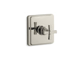 Pinstripe® Pure Rite-Temp® valve trim with cross handle