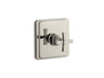 Pinstripe® Pure Rite-Temp® valve trim with cross handle