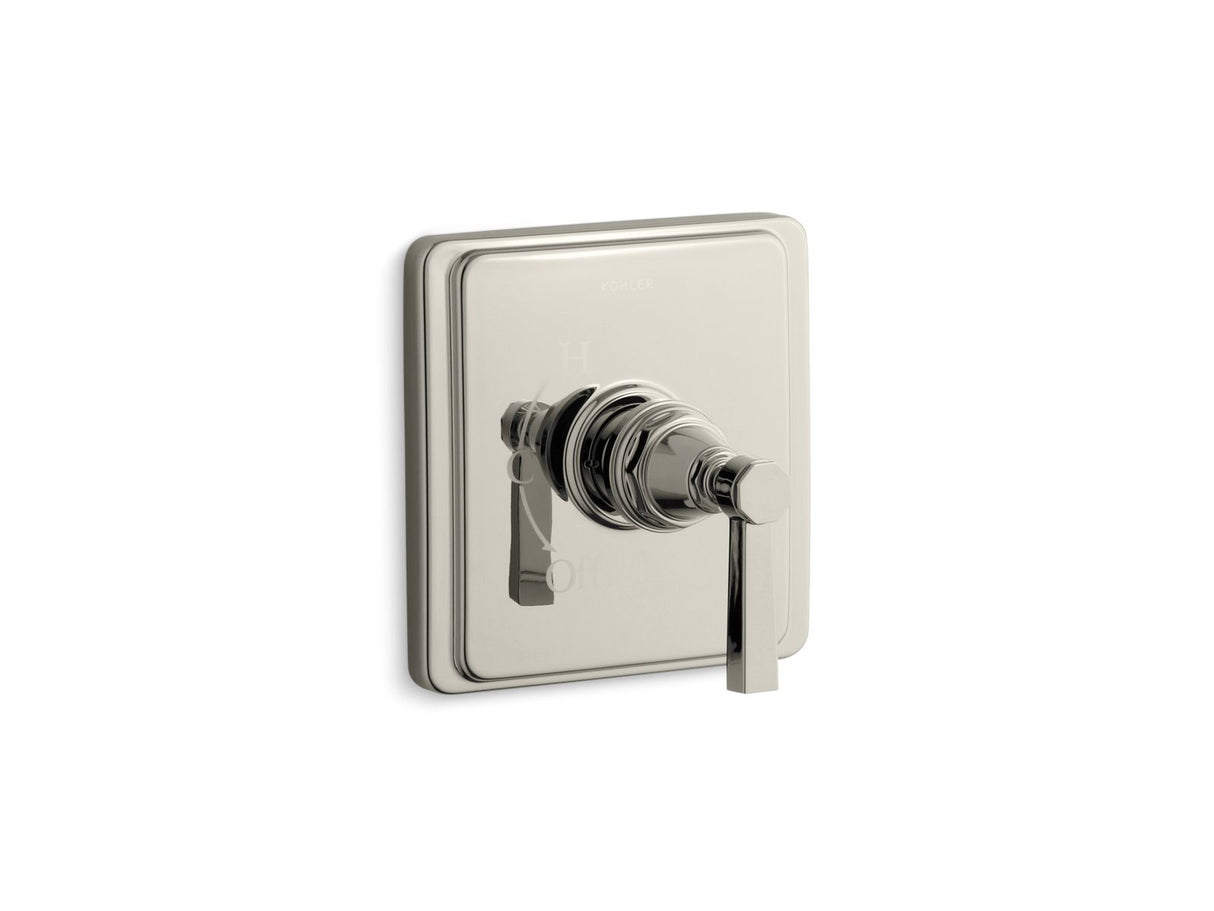 Pinstripe® Pure Rite-Temp® valve trim with lever handle
