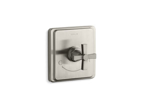 Pinstripe® Pure MasterShower® temperature control valve trim with Lever handle