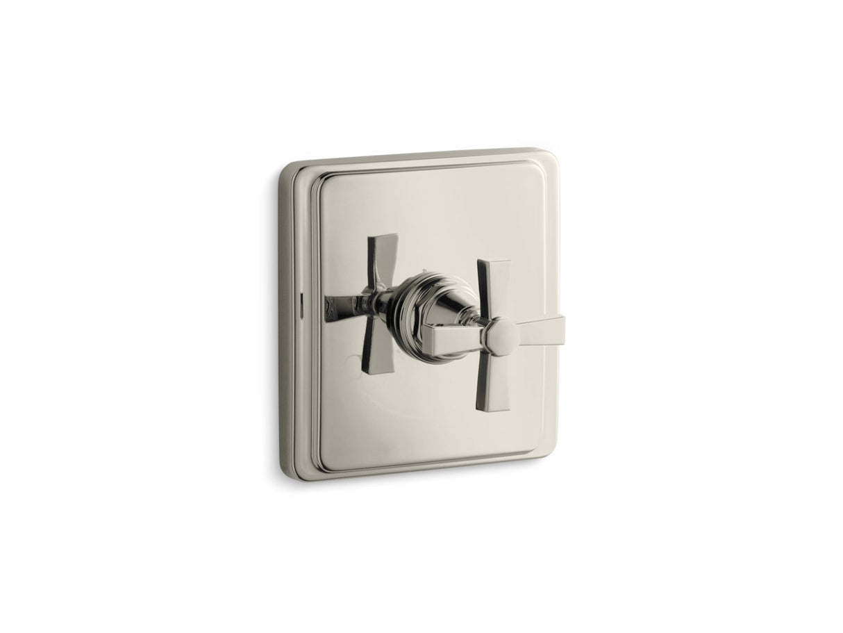 Pinstripe® Pure MasterShower® temperature control valve trim with Lever handle