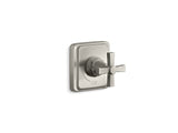 Pinstripe® Pure MasterShower® volume control valve trim with cross handle