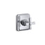 Pinstripe® Pure MasterShower® volume control valve trim with cross handle