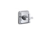 Pinstripe® Pure MasterShower® volume control valve trim with cross handle