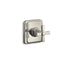 Pinstripe® Pure MasterShower® volume control valve trim with cross handle