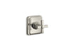 Pinstripe® Pure MasterShower® volume control valve trim with cross handle