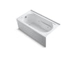Devonshire® 60" x 32" alcove whirlpool bath, left drain