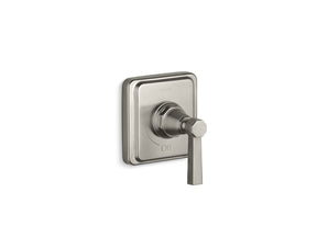Pinstripe® Pure MasterShower® volume control valve trim with lever handle
