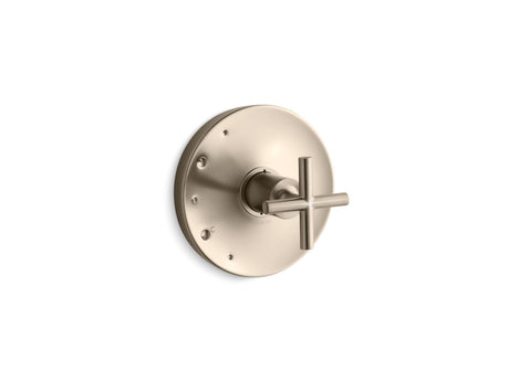 Purist® Rite-Temp® valve trim with cross handle