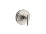 Purist® Rite-Temp® valve trim with lever handle