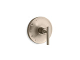 Purist® Rite-Temp® valve trim with lever handle
