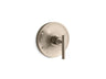 Purist® Rite-Temp® valve trim with lever handle