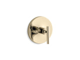 Purist® MasterShower® temperature control valve trim with lever handle