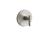 Purist® MasterShower® temperature control valve trim with lever handle