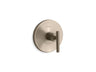 Purist® MasterShower® temperature control valve trim with lever handle
