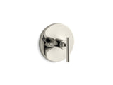 Purist® MasterShower® temperature control valve trim with lever handle