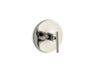 Purist® MasterShower® temperature control valve trim with lever handle