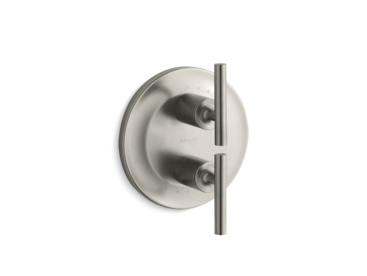 Purist® MasterShower® temperature and volume control valve trim