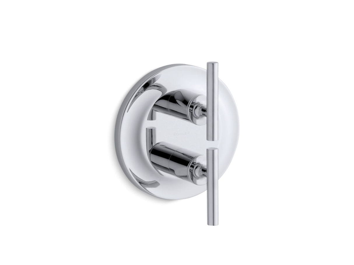 Purist® MasterShower® temperature and volume control valve trim