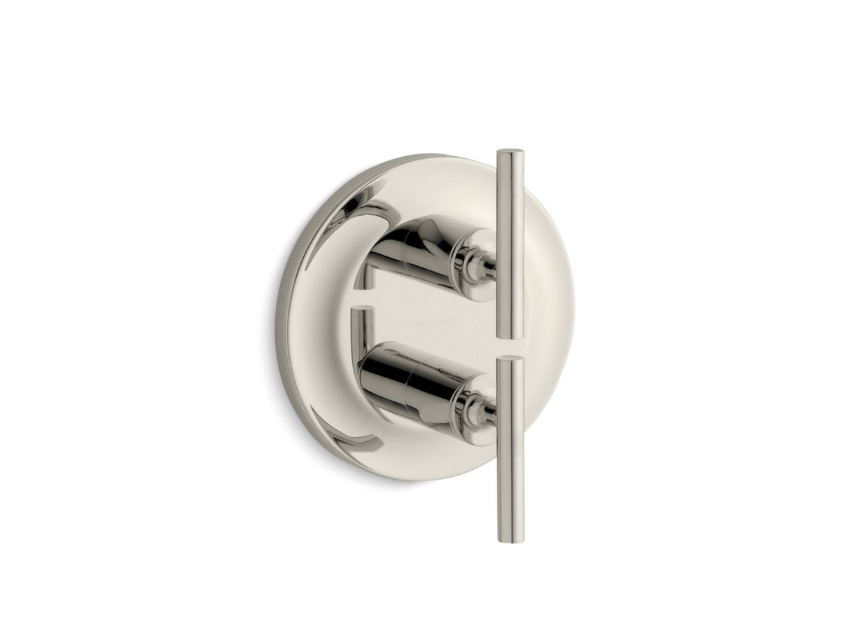 Purist® MasterShower® temperature and volume control valve trim