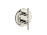 Purist® MasterShower® temperature and volume control valve trim