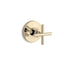 Purist® MasterShower® volume control valve trim with cross handle