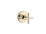 Purist® MasterShower® volume control valve trim with cross handle