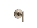 Purist® MasterShower® volume control valve trim with lever handle