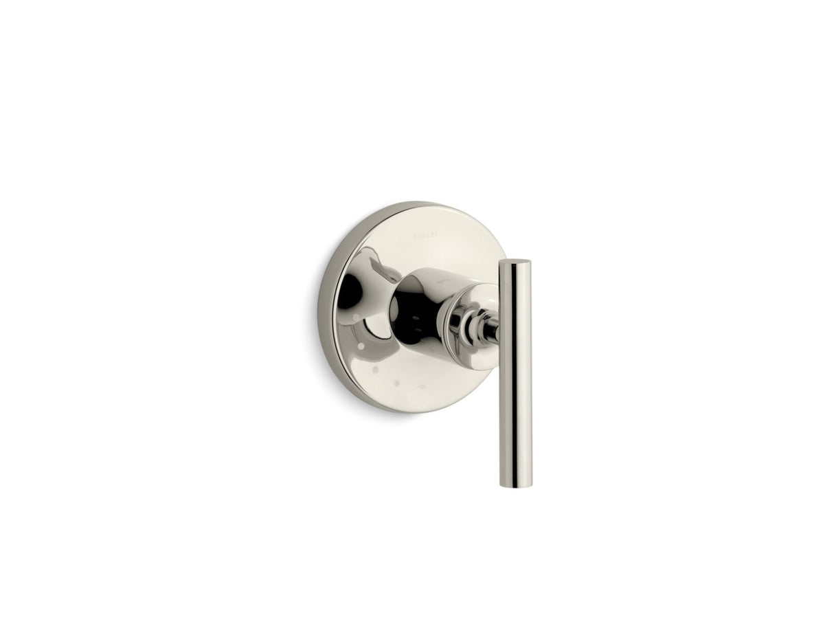 Purist® MasterShower® volume control valve trim with lever handle