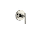 Purist® MasterShower® volume control valve trim with lever handle