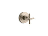 Purist® MasterShower® transfer valve trim with cross handle