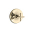 Purist® MasterShower® temperature control valve trim with cross handle